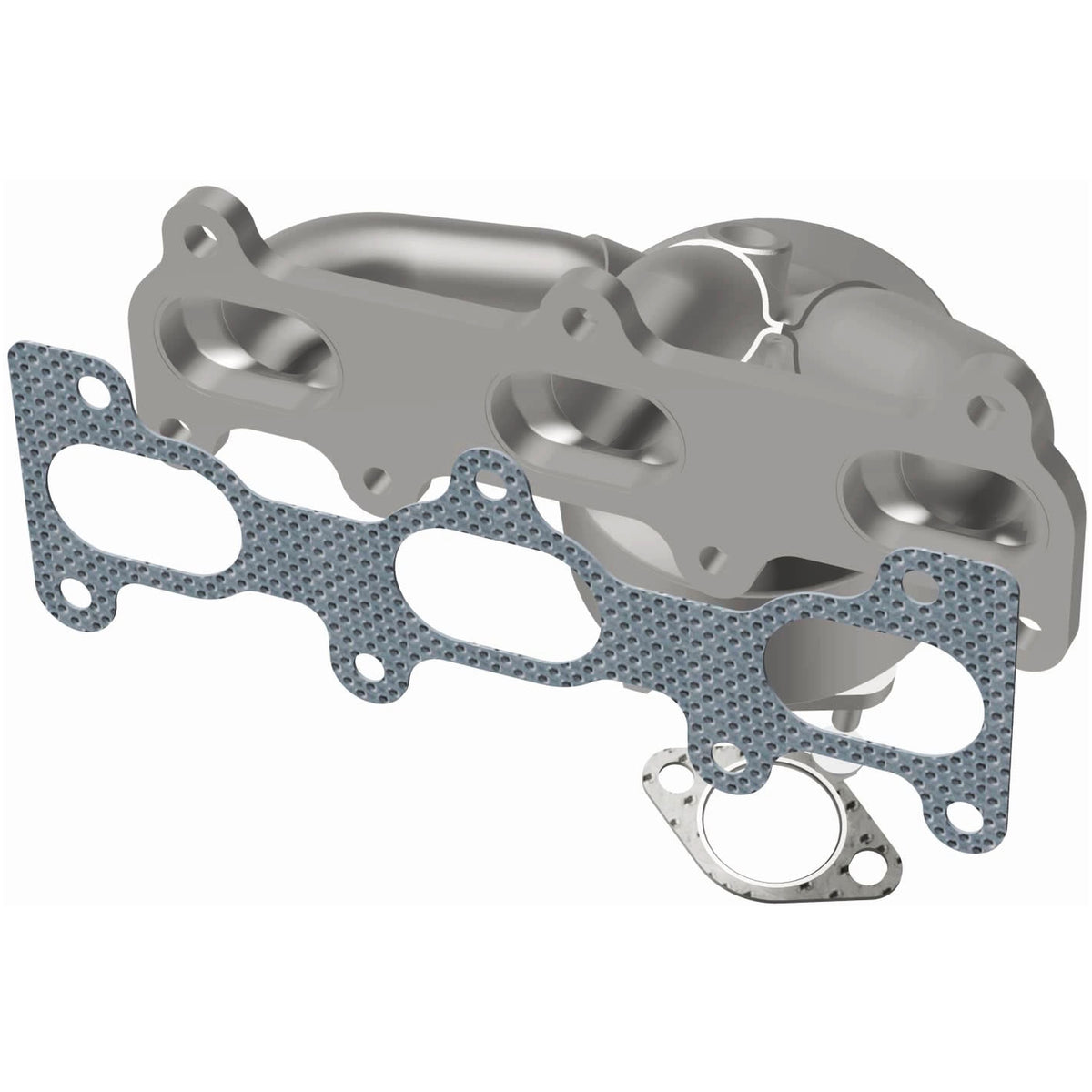 Catalytic Converter with Integrated Exhaust Manifold for HM Grade Federal / EPA Compliant Direct-Fit Manifold Catalytic