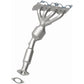 Catalytic Converter with Integrated Exhaust Manifold for HM Grade Federal / EPA Compliant Direct-Fit Manifold Catalytic