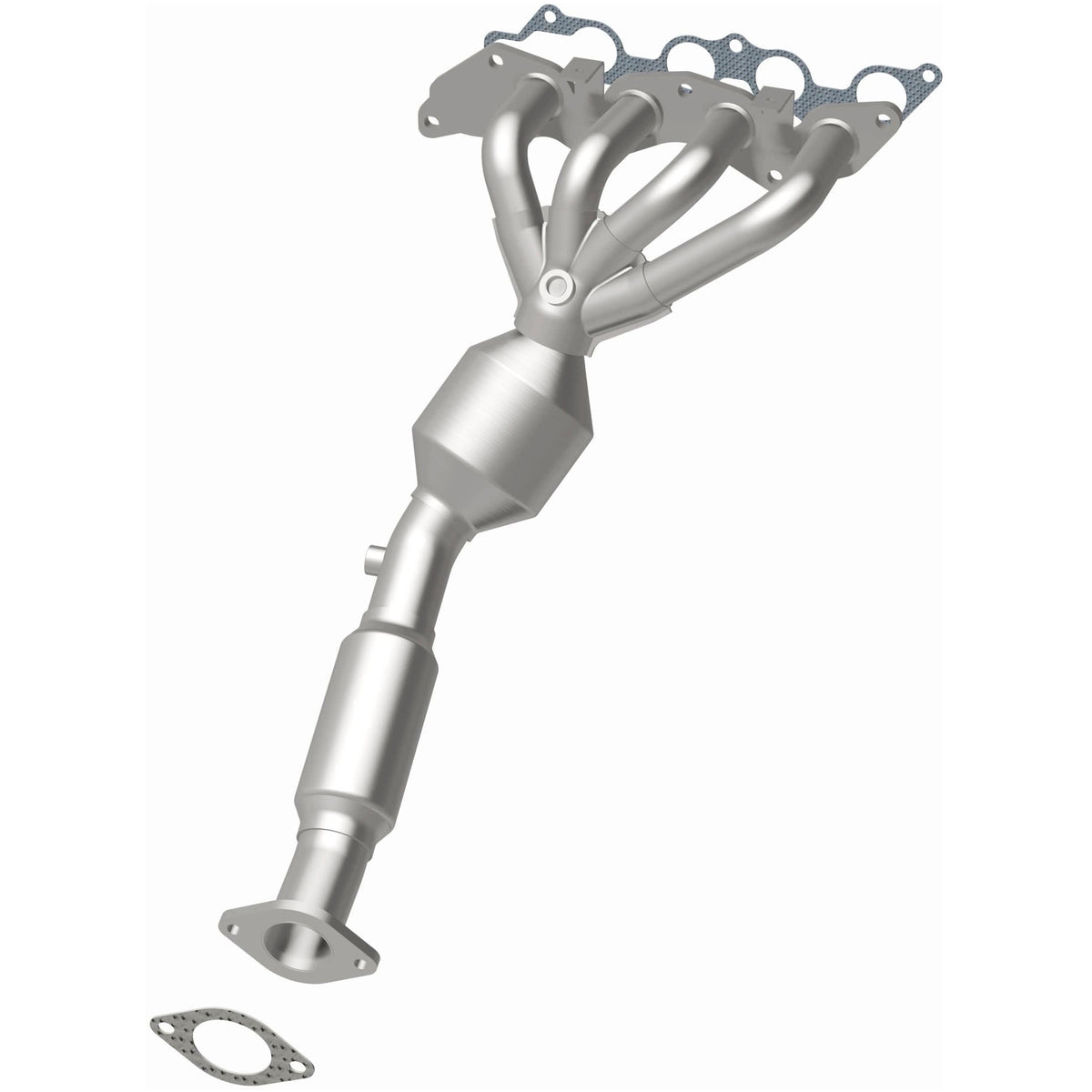 Catalytic Converter with Integrated Exhaust Manifold for HM Grade Federal / EPA Compliant Direct-Fit Manifold Catalytic