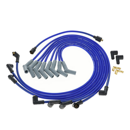 Spark Plug Wire Set Universal 8.2mm Silicone Thundervolt 40 ohm/ft Blue 84662