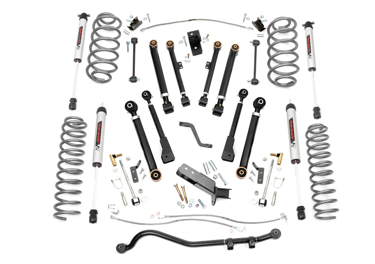 Rough Country 6 Inch Lift Kit - X-Series - V2 -  Jeep Wrangler TJ (97-06)/Wrangler Unlimited (04-06) - 66270