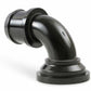 Holley Water Neck - Swivel 90 Degree Angle - Black - 97-341