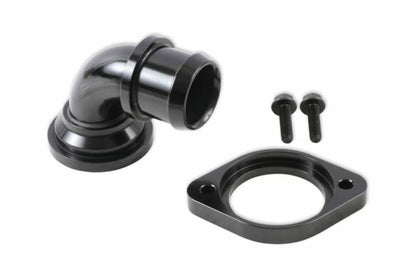 Holley Water Neck - Swivel 90 Degree Angle - Black - 97-341