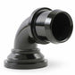 Holley Water Neck - Swivel 90 Degree Angle - Black - 97-341