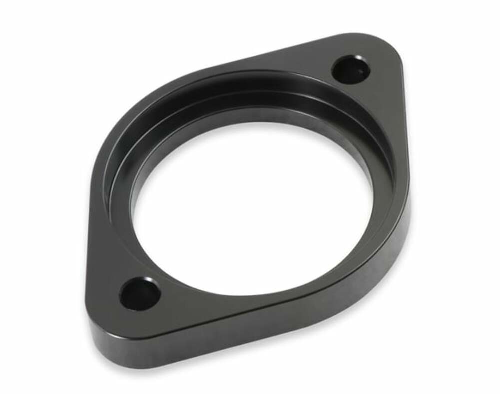 Holley Water Neck - Swivel 45 Degree Angle - Black - 97-343