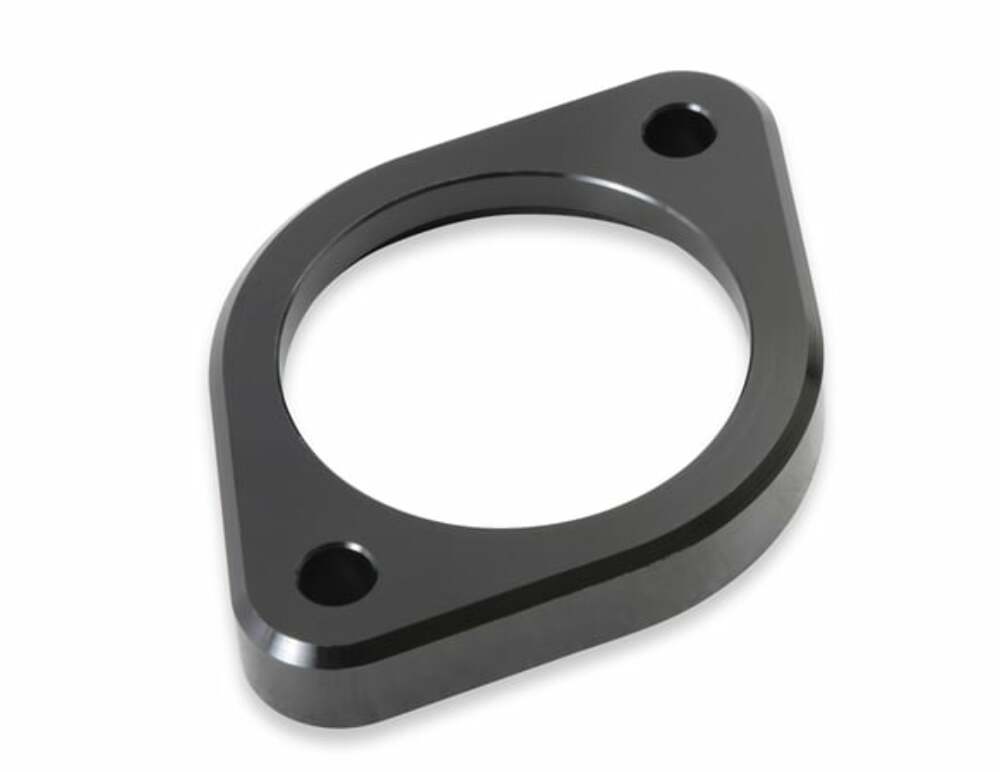 Holley Water Neck - Swivel 45 Degree Angle - Black - 97-343