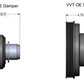 Cast Iron Damper for Gen III Hemi Mid-Mount Accessory Drive-VVT-Black 97-363
