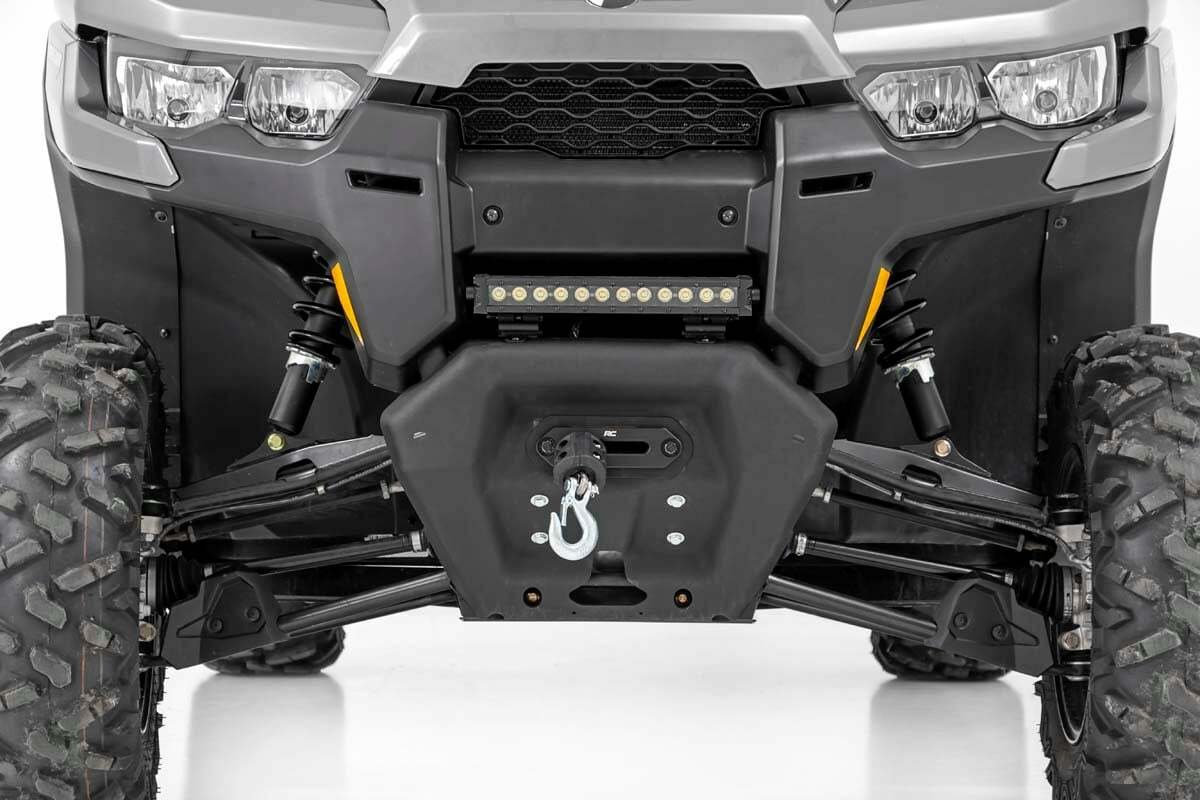 Fits Can-Am Defender HD 8/HD 9/HD 10 Winch Plate; 97016