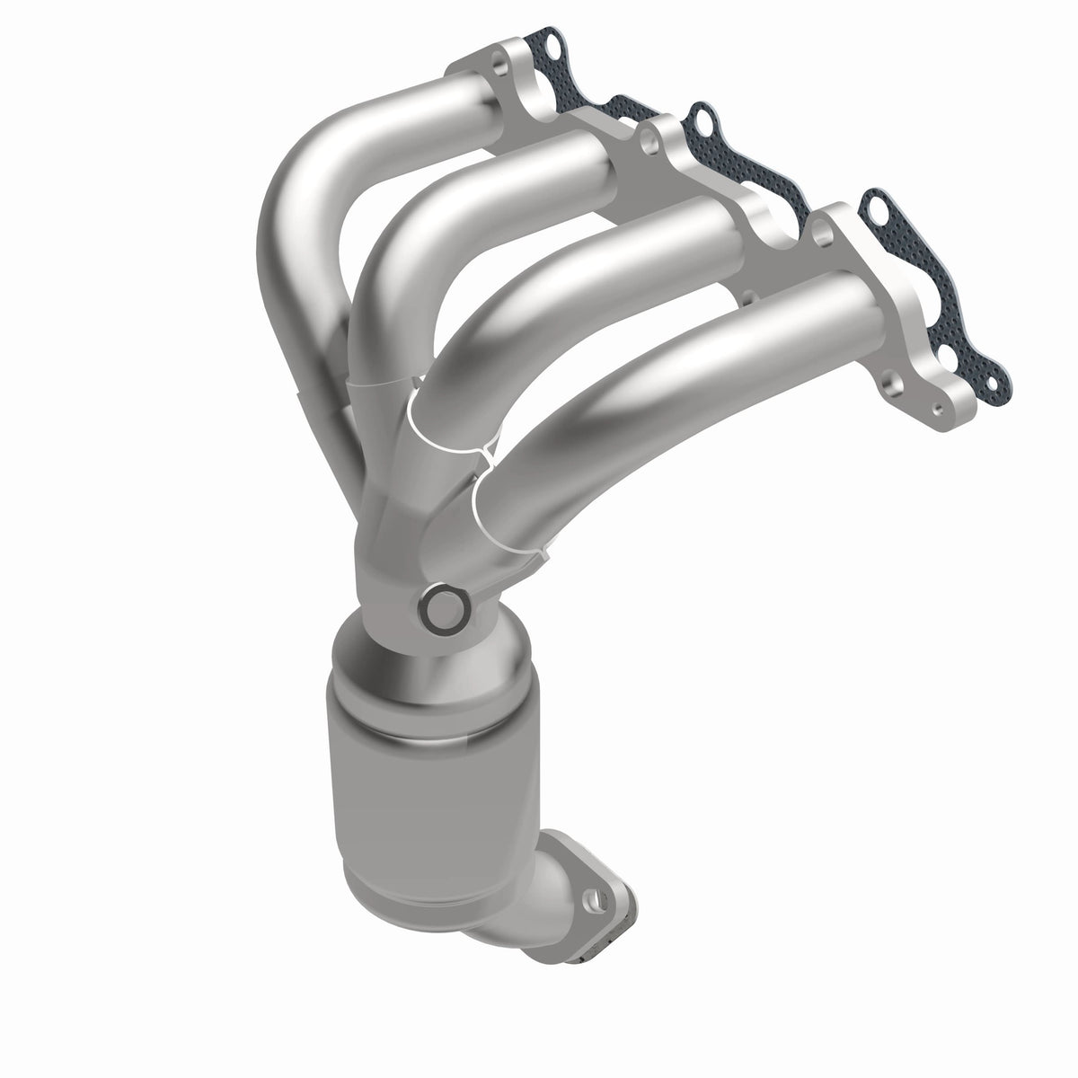 Catalytic Converter with Integrated Exhaust Manifold for HM Grade Federal / EPA Compliant Direct-Fit Manifold Catalytic