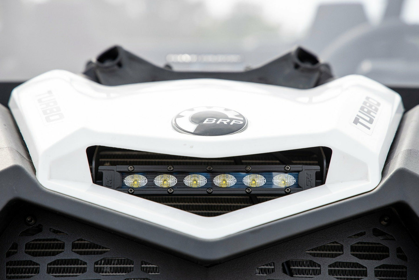 Fits Can-Am Maverick X3 LED Light Kit; Cowl Mount; 6" Black Slimline; 97020