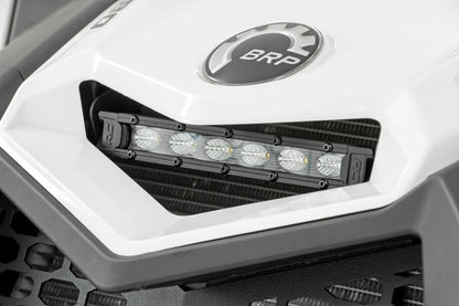 Fits Can-Am Maverick X3 LED Light Kit; Cowl Mount; 6" Black Slimline; 97020