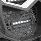 Fits Can-Am Maverick X3 LED Light Kit; Grille Mount; 6" Black Slimline; 97022