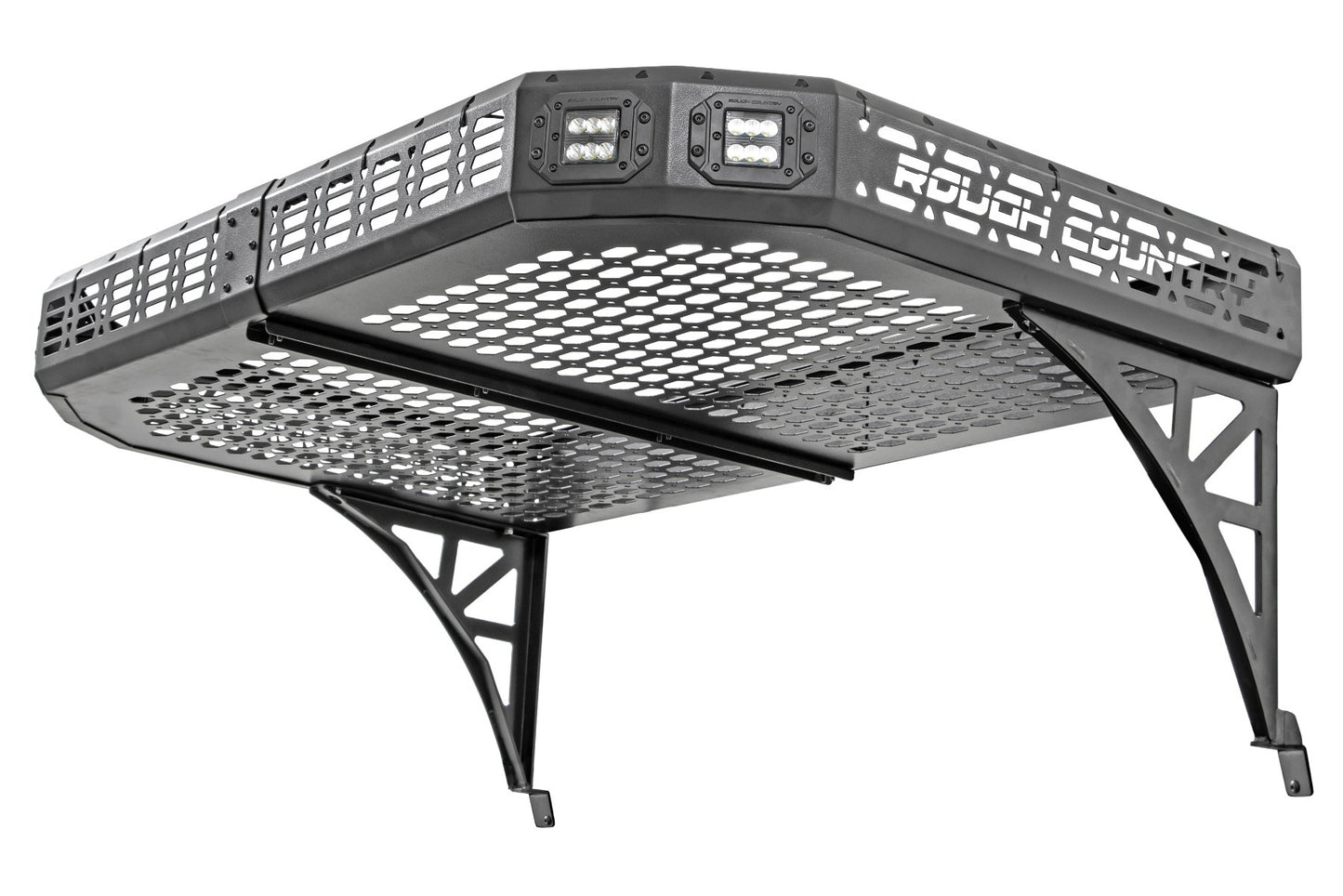 Fits Can-Am Defender HD 5/8/9/10 Cargo Rack Dual 2" Black LED Pairs 97027