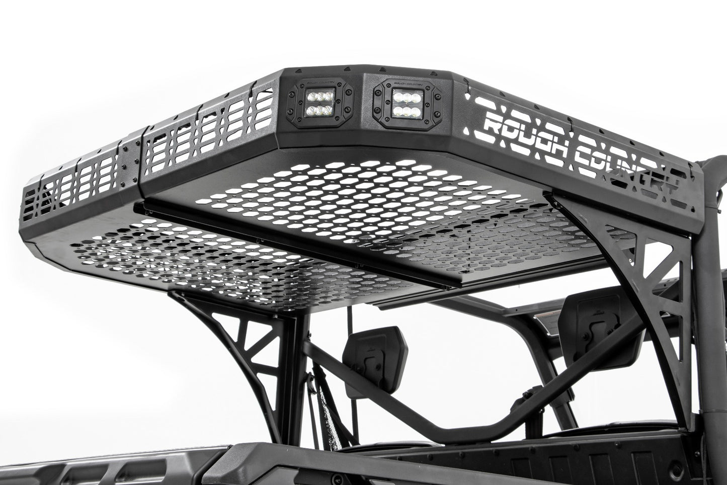 Fits Can-Am Defender HD 5/8/9/10 Cargo Rack Dual 2" Black LED Pairs 97027