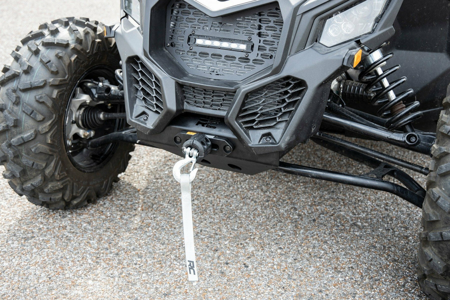 Fits Can-Am Maverick X3 Winch Mount; Front; 97028