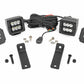 Fits Can-Am Maverick Sport LED Light; Rear Mount; 2" Black Pair; Flood; 97082