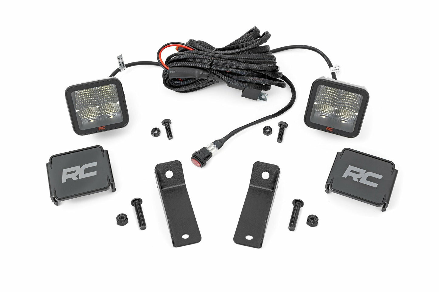 Fits Can-Am Maverick Sport LED Light; Rear Mount; 2" Spectrum Pair; 97084
