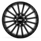 Rough Country 97 Series Wheel; One-Piece; Gloss Black; 17x9; 5x5; -12mm 97170918