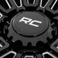 Rough Country 97 Series Wheel; One-Piece; Gloss Black; 17x9; 5x5; -12mm 97170918