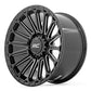 Rough Country 97 Series Wheel; One-Piece; Black; 20x10; 8x170; -19mm 97201011