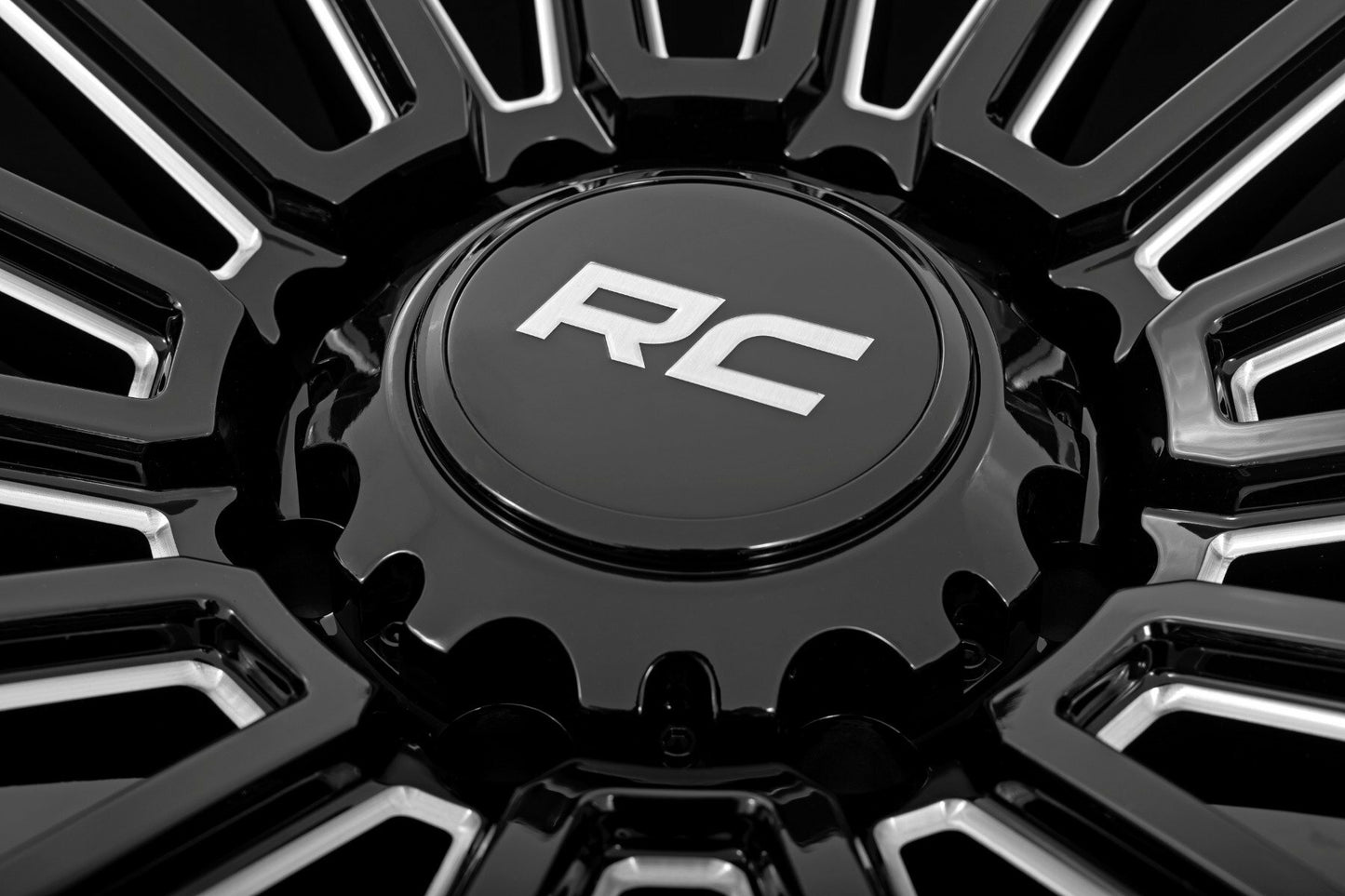 Rough Country 97 Series Wheel; One-Piece; Black; 20x10; 6x135; -19mm 97201017