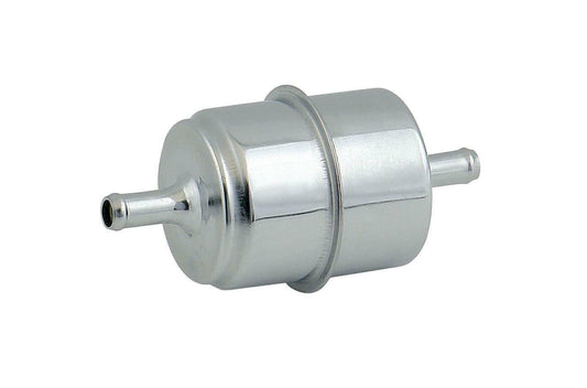 Mr. Gasket 9745 Mr. Gasket Chrome Fuel Filter - Fits 5/16 Inch Hose