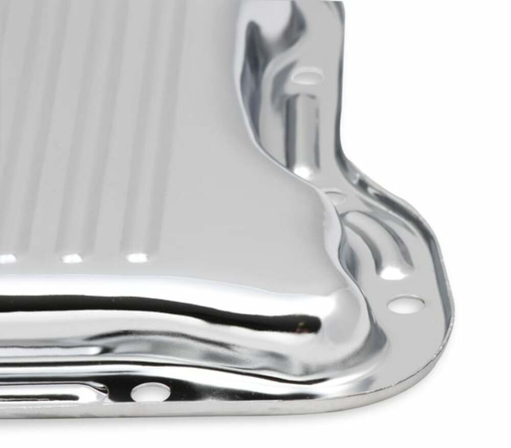 Mr. Gasket Transmission Oil Pan - Chrome - 9745CMRG