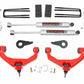 Fits Chevy/GMC 2500HD/3500HD 2&4WD (11-19) 3.5" Lift Kit; w/ Overloads; 97530RED