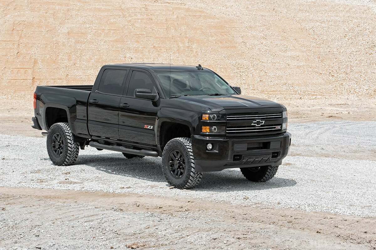 Fits Chevy/GMC 2500HD/3500HD (11-19) 3.5 Inch Knuckle Lift Kit; V2; 97570RED