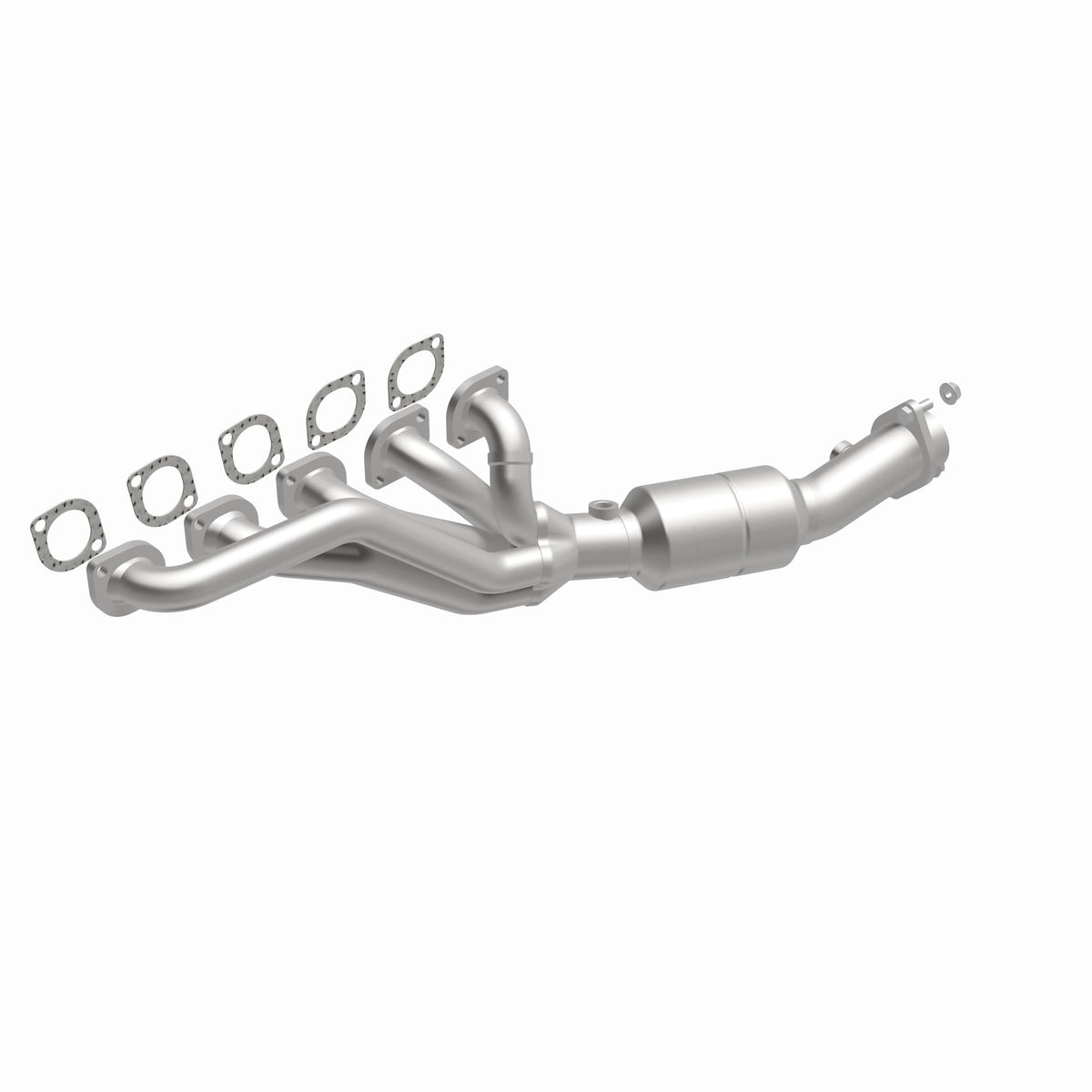 Catalytic Converter with Integrated Exhaust Manifold for HM Grade Federal / EPA Compliant Direct-Fit Manifold Catalytic