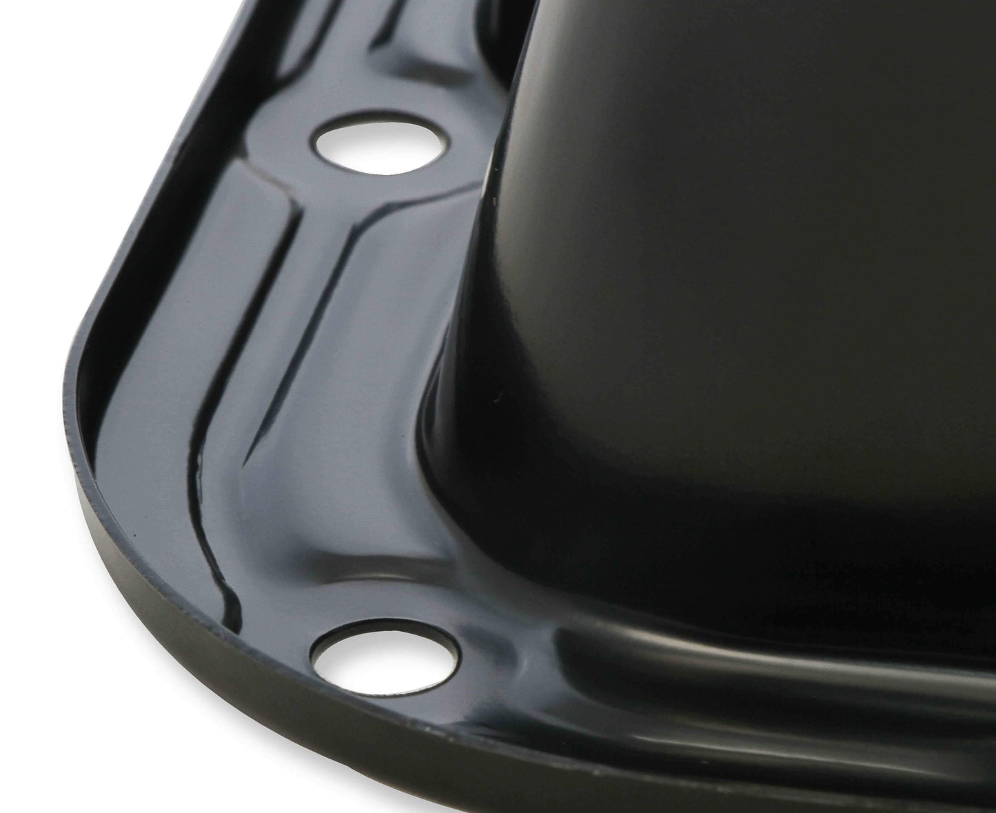 Mr. Gasket Transmission Oil Pan - Black Steel - 9767BMRG