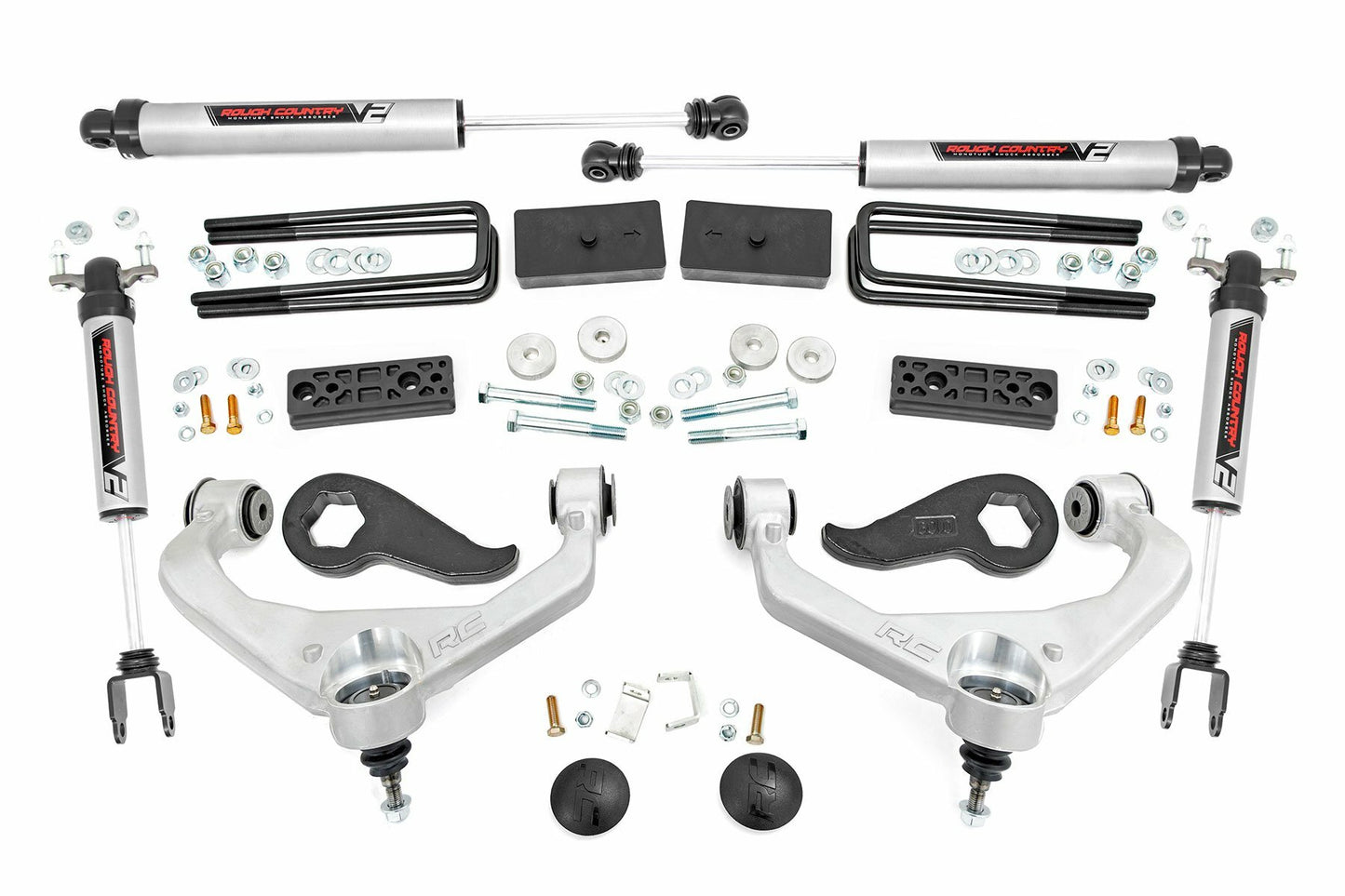 Fits Chevy/GMC 2500HD (20-24) 3 Inch Lift Kit; UCAs; V2; w/ Overloads; 97770