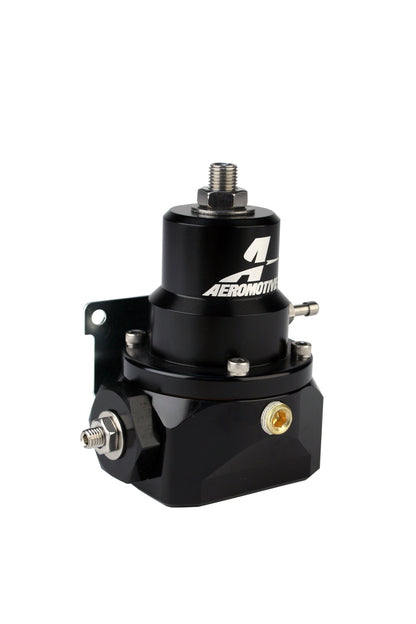 Fuel Pressure Regulator Adjustable Fuel Pressure Universal Fit Aeromotive 13214-BGPL