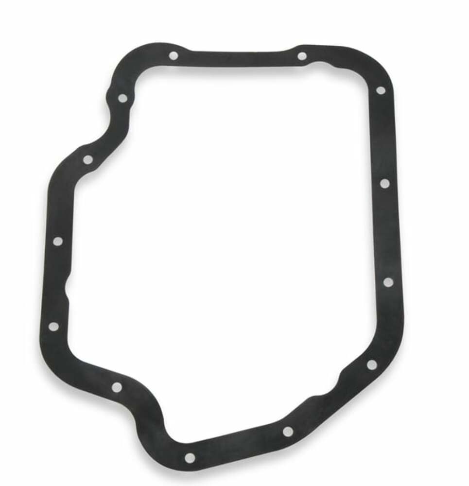 Mr. Gasket Transmission Oil Pan - Black Steel - 9786BMRG