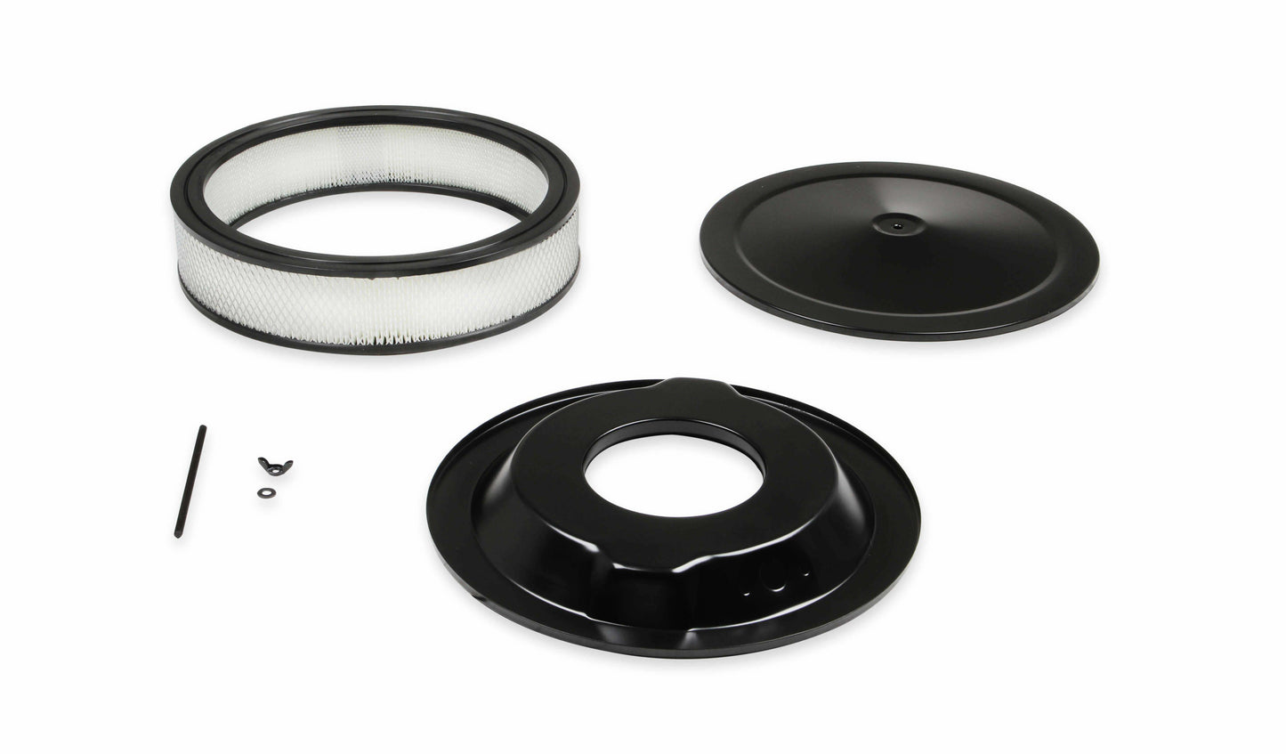 Mr. Gasket Competition Air Cleaner - Flat Black - 9790BP