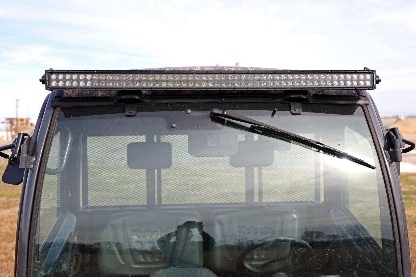 Fits Kubota RTV-X1120 LED Light Kit; 50in; Dual Row; Black Series; 98003