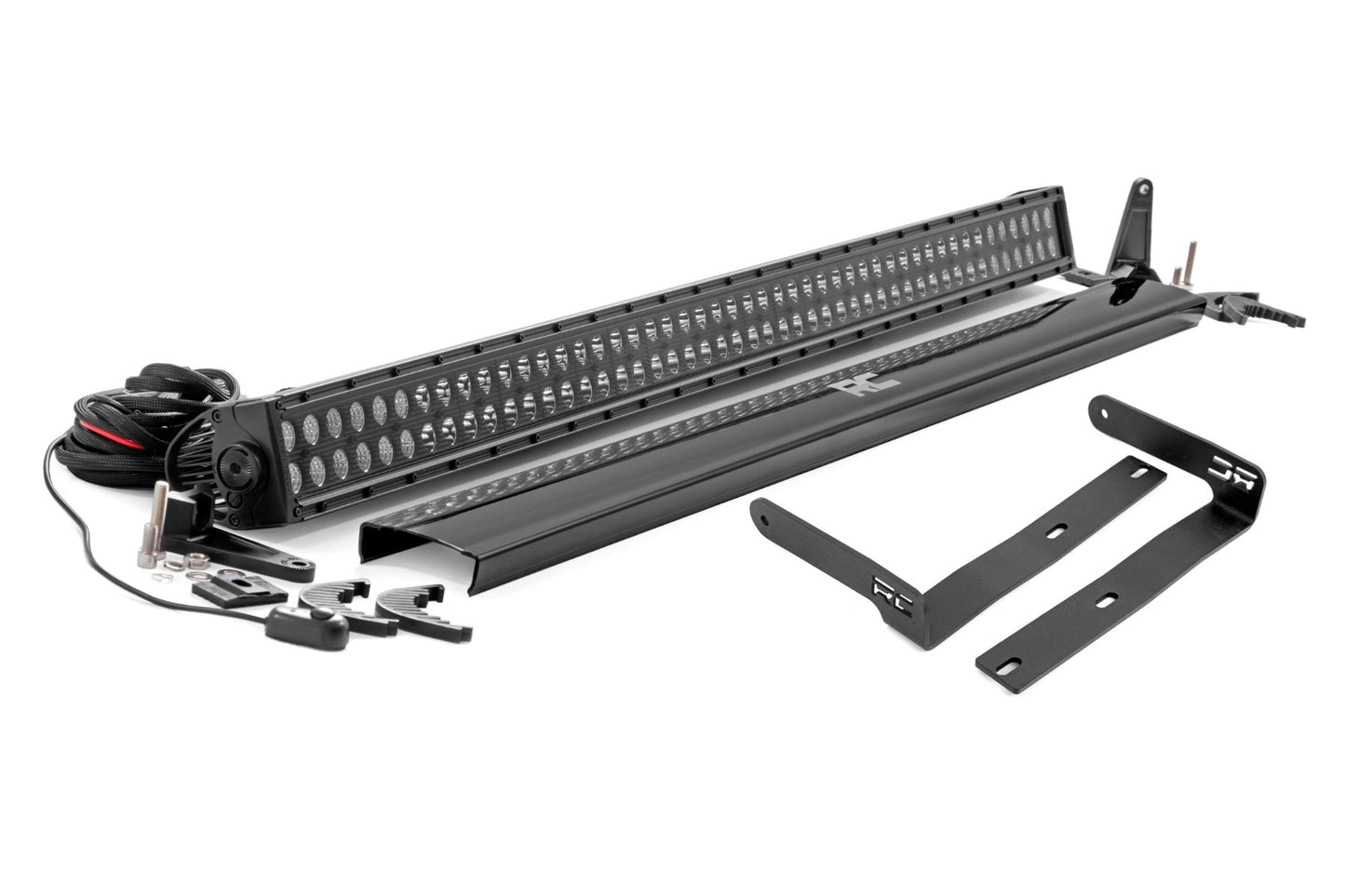 Fits Kubota RTV-X1120 LED Light Kit; 50in; Dual Row; Black Series; 98003