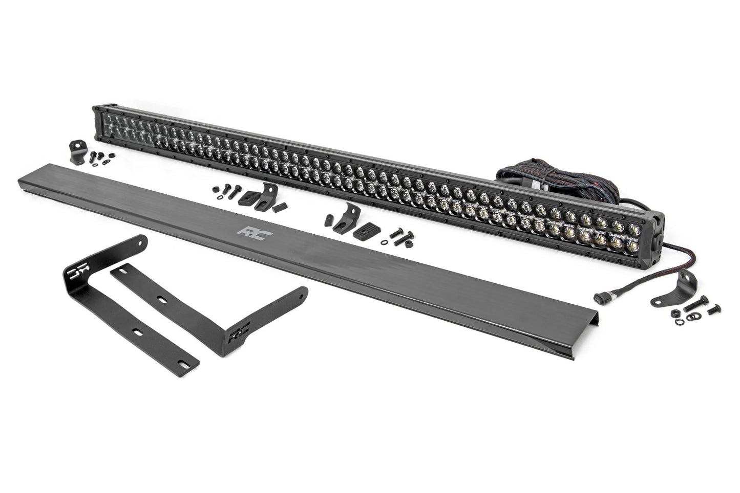 Fits Kubota RTV-X1120 LED Black Dual Row DRL Light Bar Kit; 50 Inch; 98005