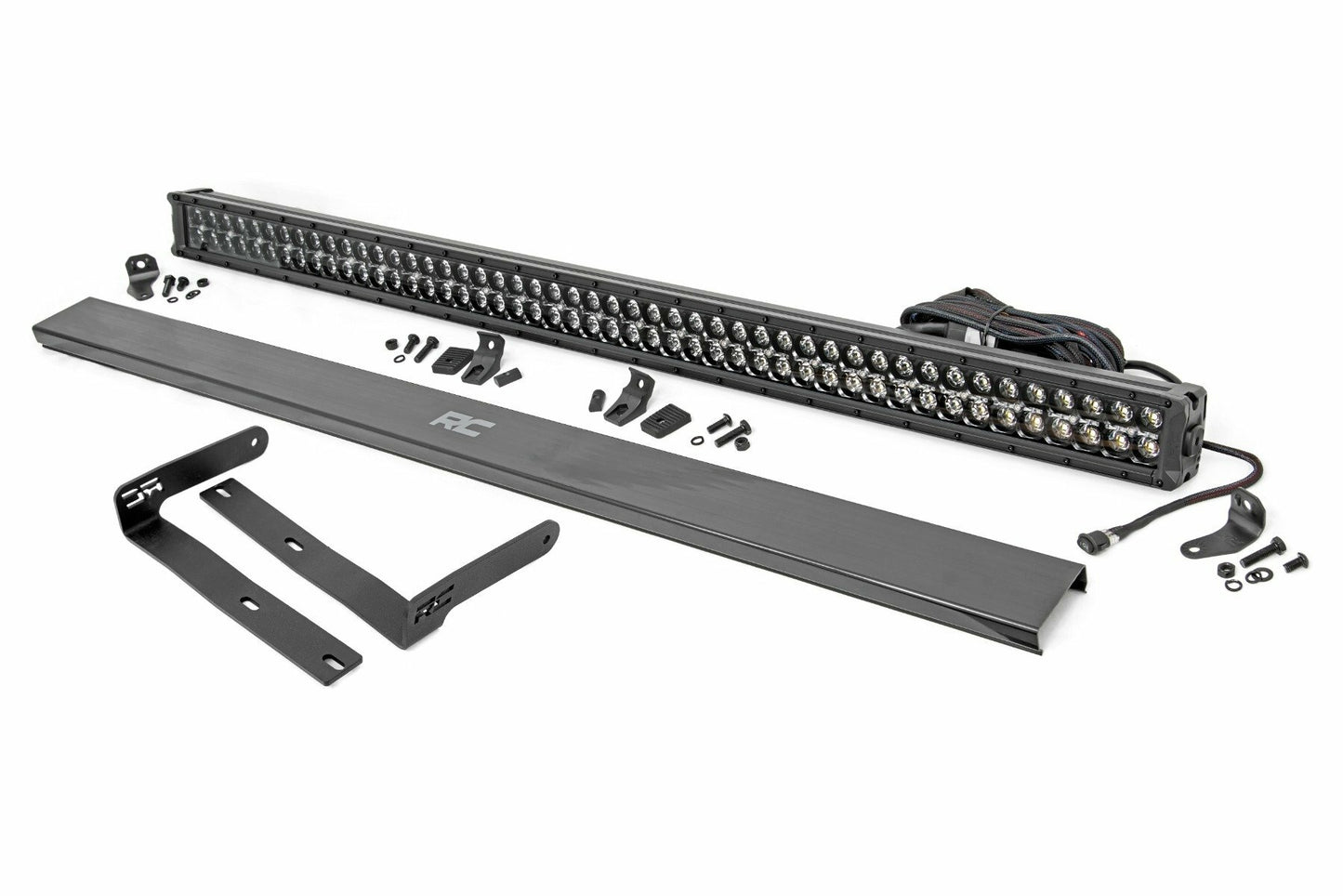 Fits Kubota RTV-X1120 LED Black Dual Row DRL Light Bar Kit; 50 Inch; 98005