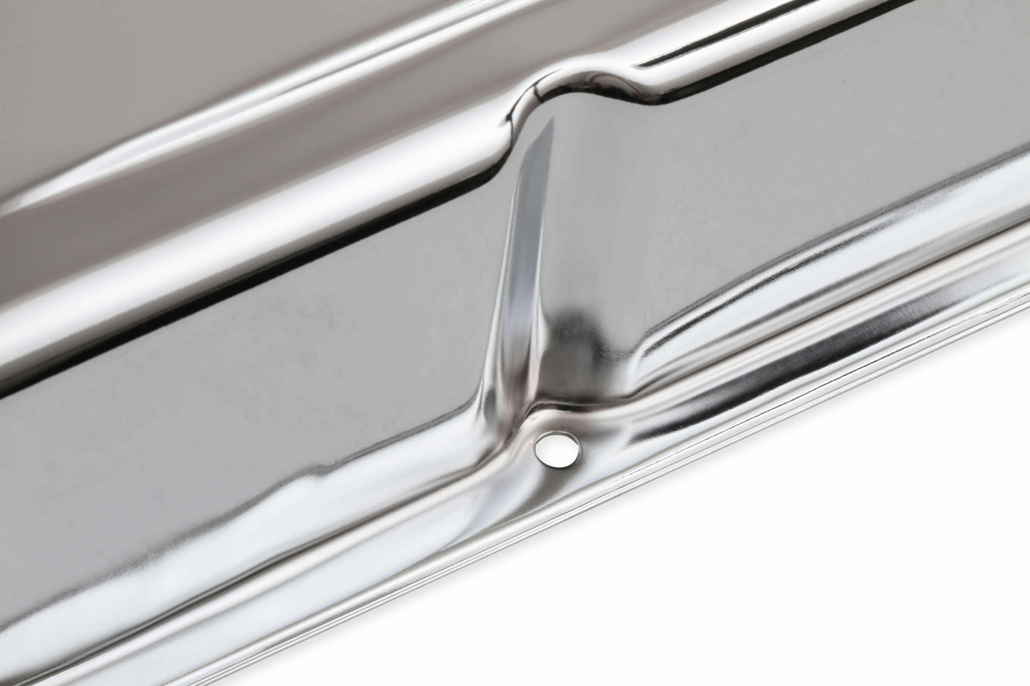 Mr. Gasket Chrome Tall-Style Valve Covers without Baffle - 9801