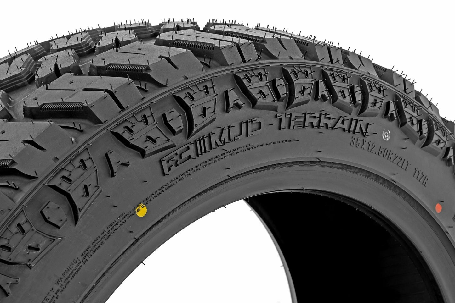 35x12.50R20 Rough Country M/T; Dual Sidewall 98010121