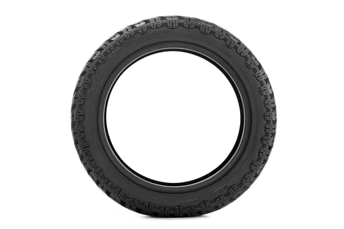 33x12.50R22 Rough Country M/T; Dual Sidewall 98010132