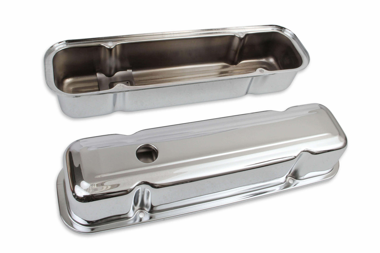 Mr. Gasket Chrome Tall-Style Valve Covers - 9805