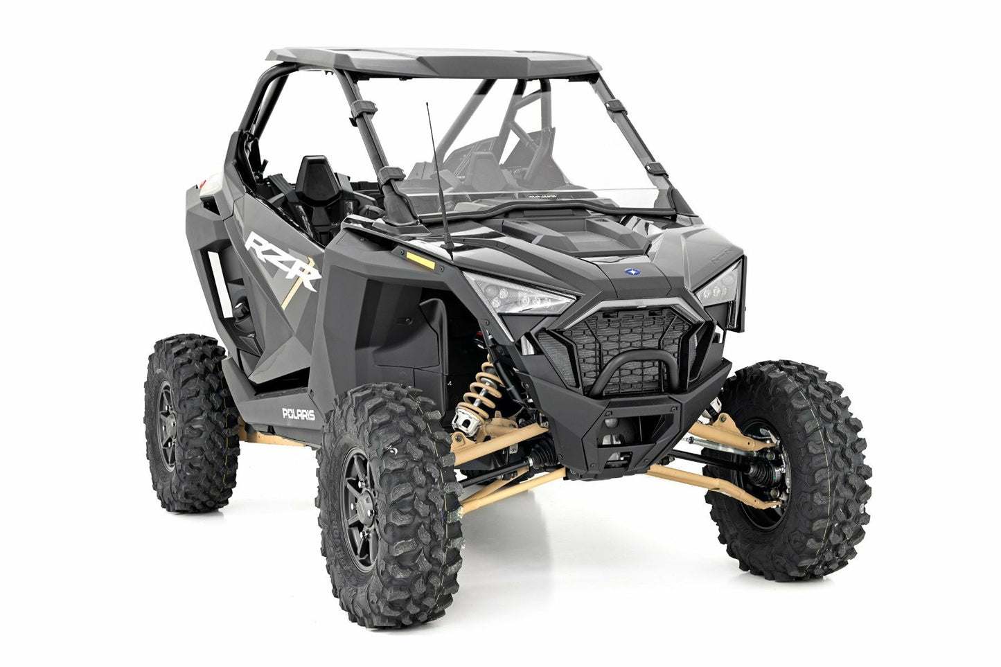 Fits Polaris RZR Pro/Turbo R Full Windshield; Scratch Resistant; 98102010