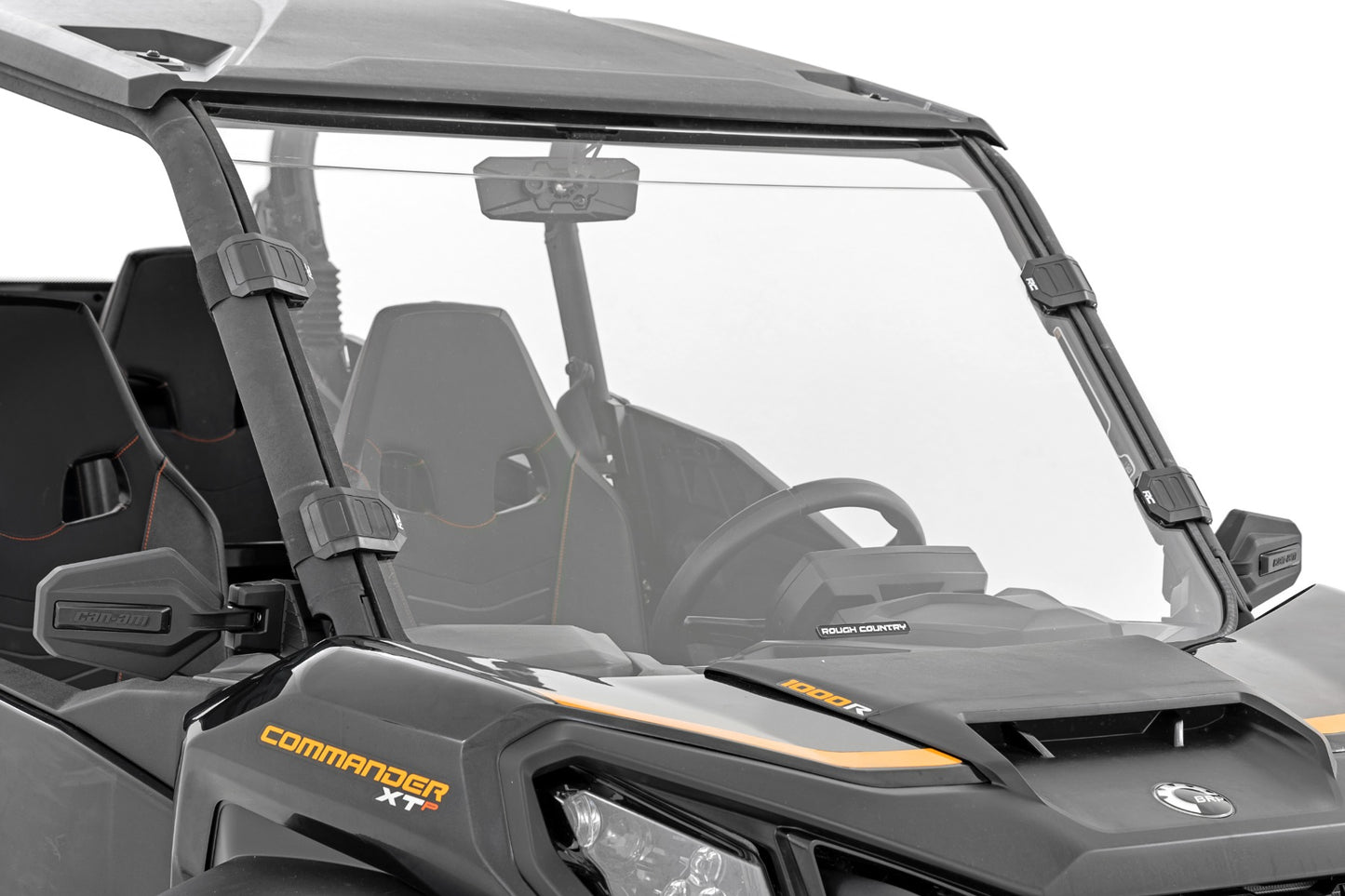 Fits Can-Am Commander 1000R/Max Full Windshield; Scratch Resistant; 98102230