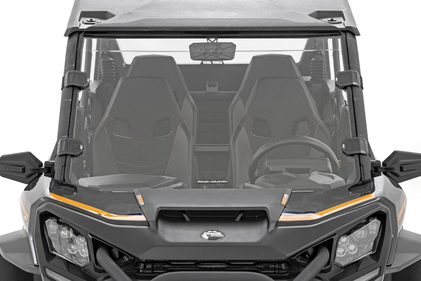 Fits Can-Am Commander 1000R/Max Full Windshield; Scratch Resistant; 98102230