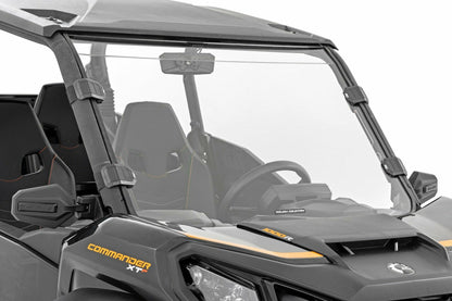 Fits Can-Am Commander 1000R/Max Full Windshield; Scratch Resistant; 98102230