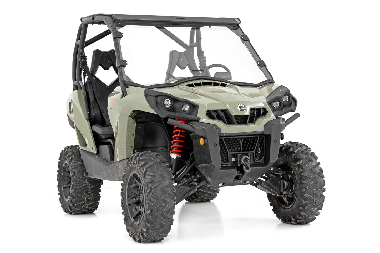 Fits Can-Am Commander 1000 Full Windshield; Scratch Resistant; 98112030