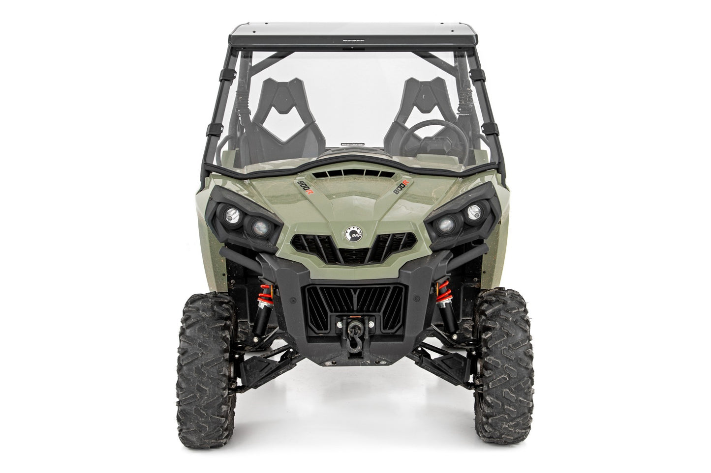 Fits Can-Am Commander 1000 Full Windshield; Scratch Resistant; 98112030