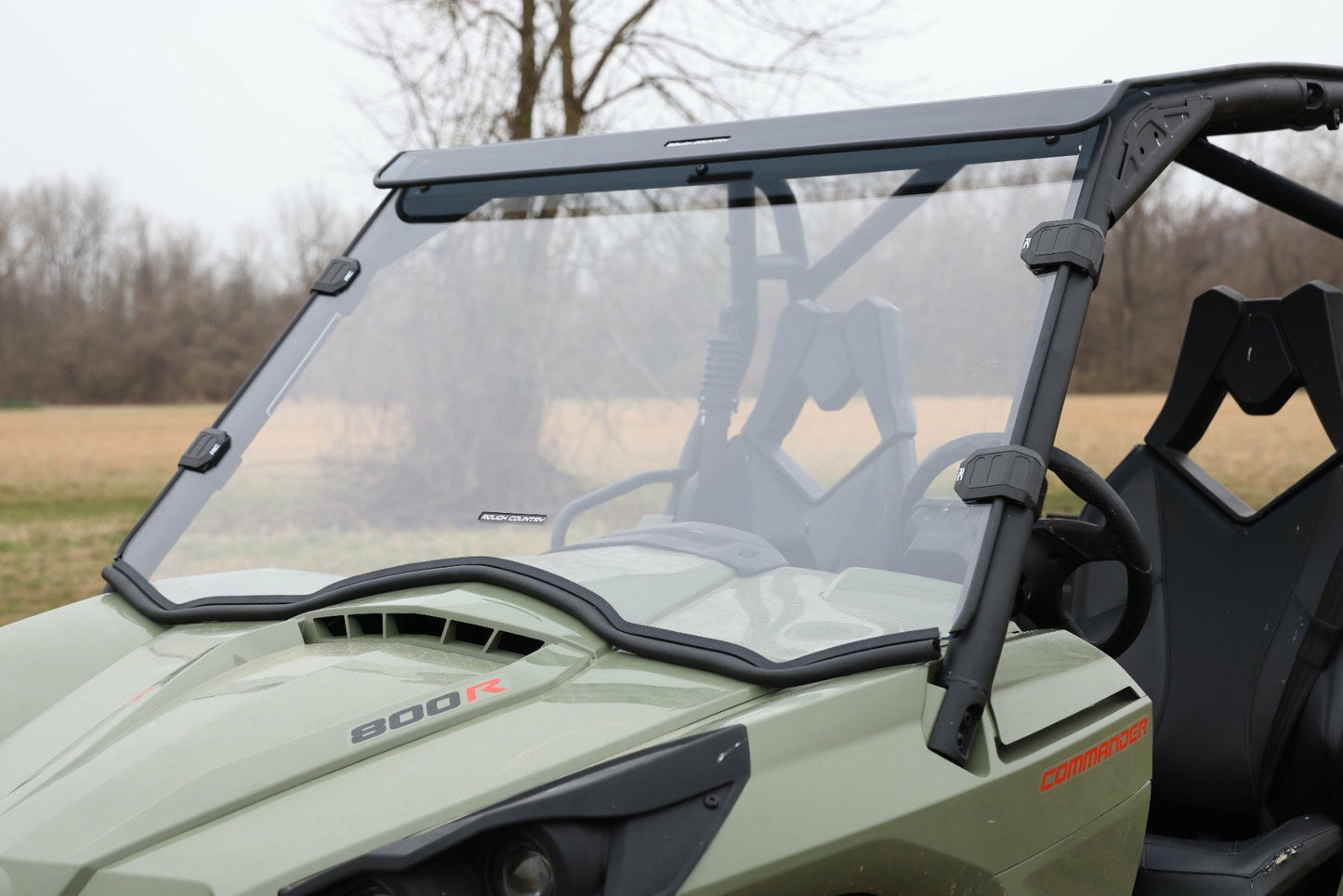 Fits Can-Am Commander 1000 Full Windshield; Scratch Resistant; 98112030